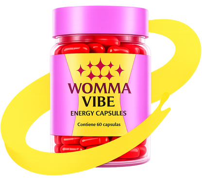 VIBE ENERGY (EQUILIBRIO EMOCIONAL + ENERGÍA , COMBATE EL SPM) Contiene 60 cápsulas